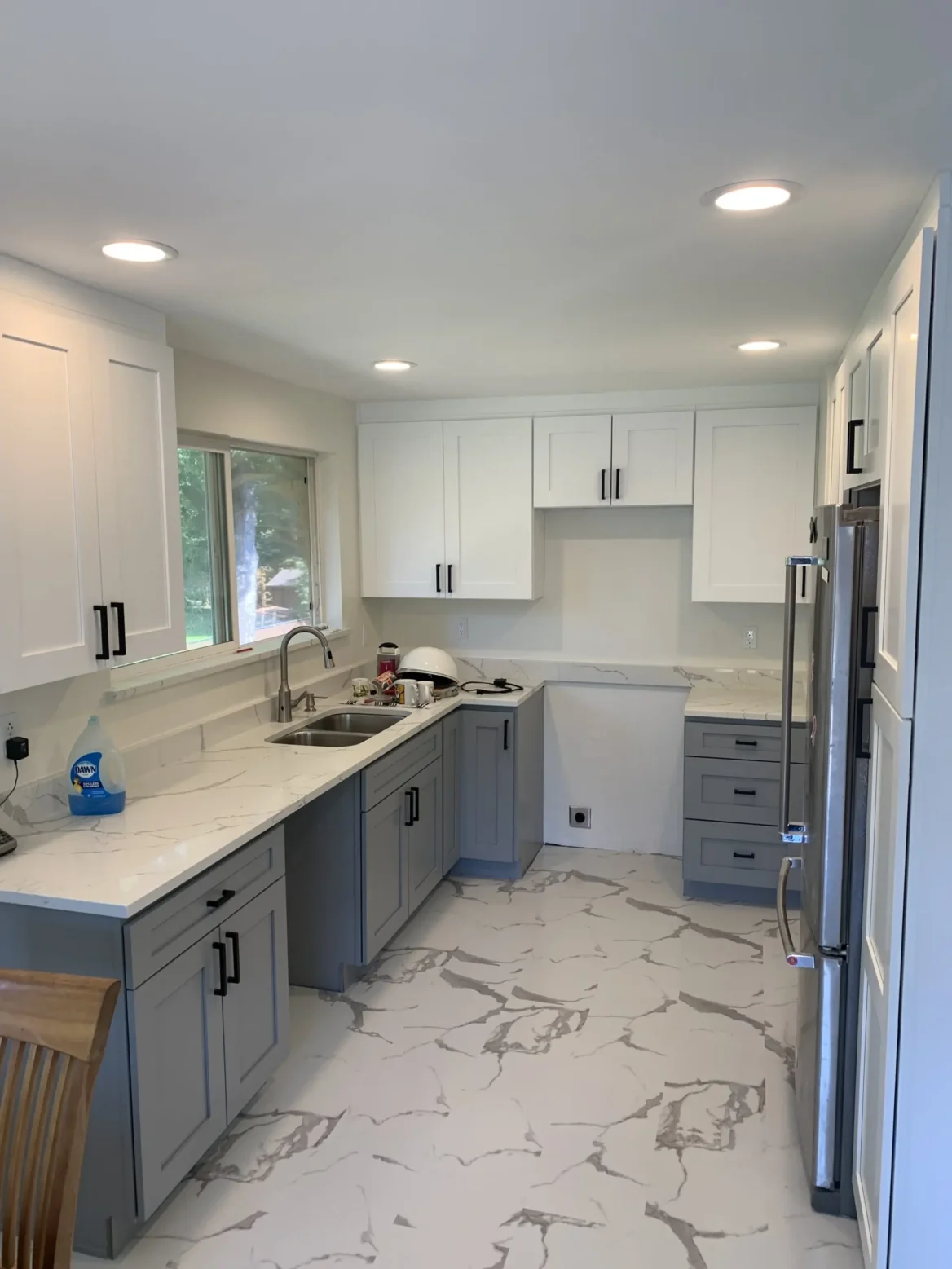 A kitchen and countertop installed by King's Renovations