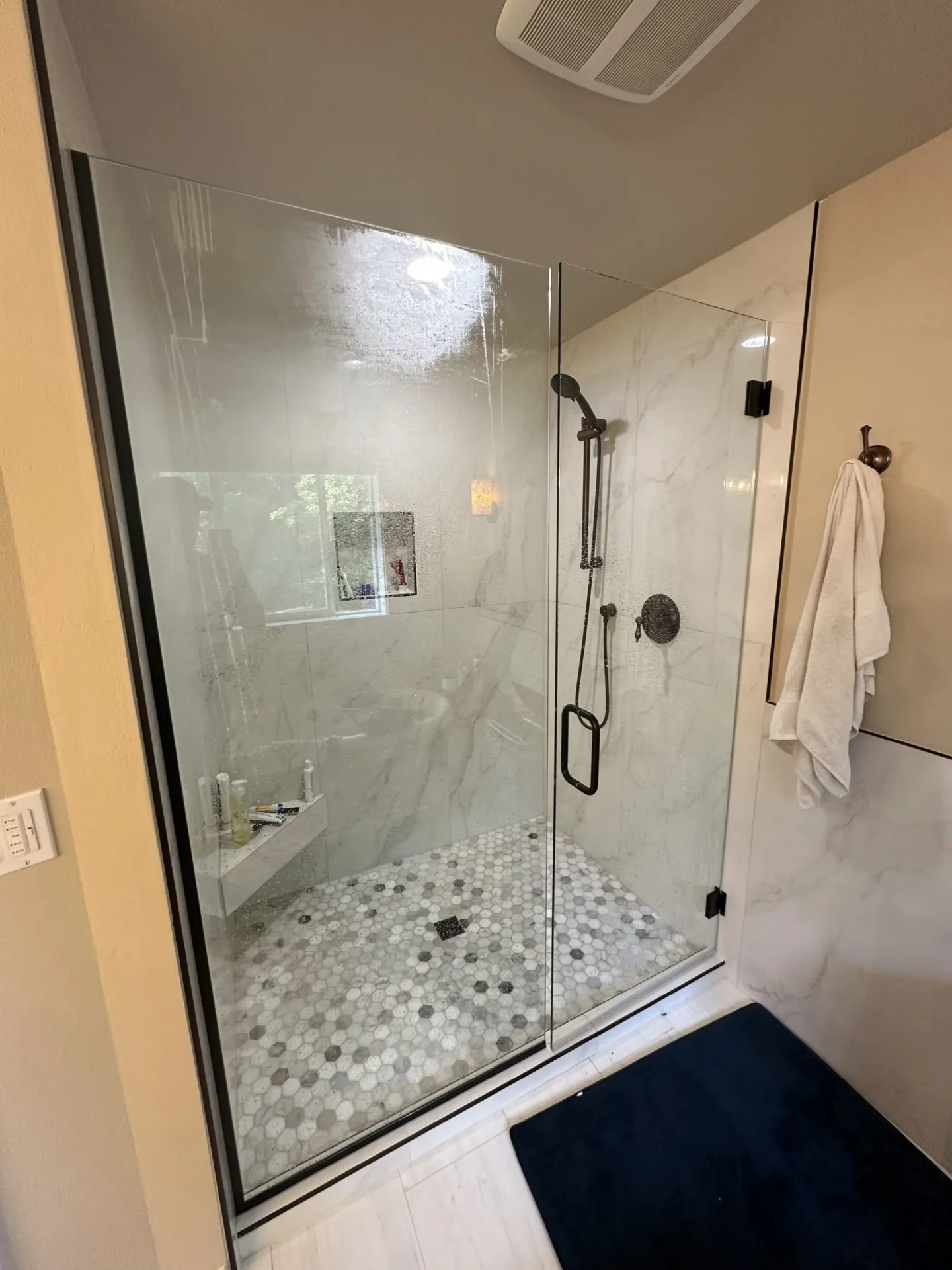 Shower renovated by King's Renovation